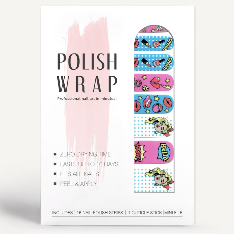 Wraps That Pop Pop Art – Polish Wrap